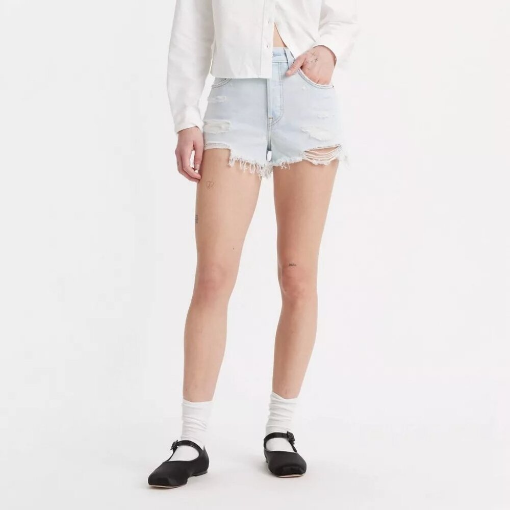 NEW Levi's 501® Original Fit High-Rise Women's Jean Shorts - Find Time - Size 29